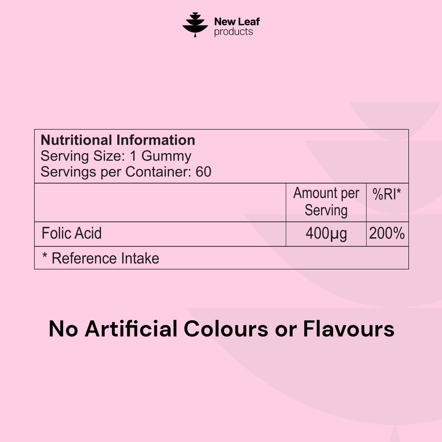 Folic Acid Prenatal Vitamin Gummies