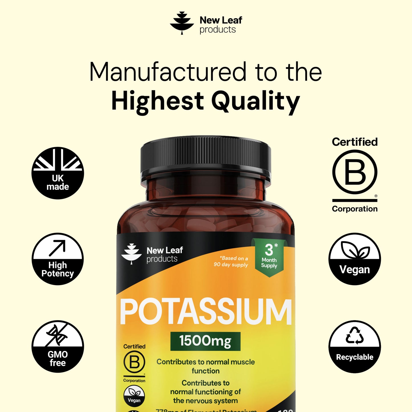 Potassium Tablets 180 fill