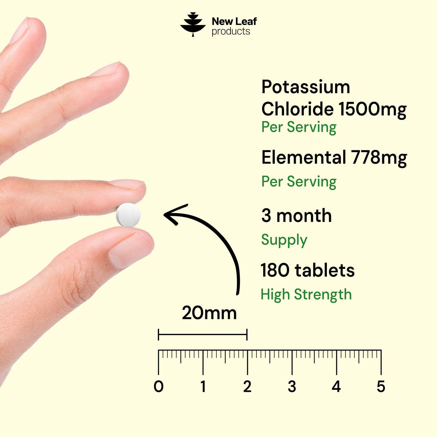 Potassium Tablets 180 fill