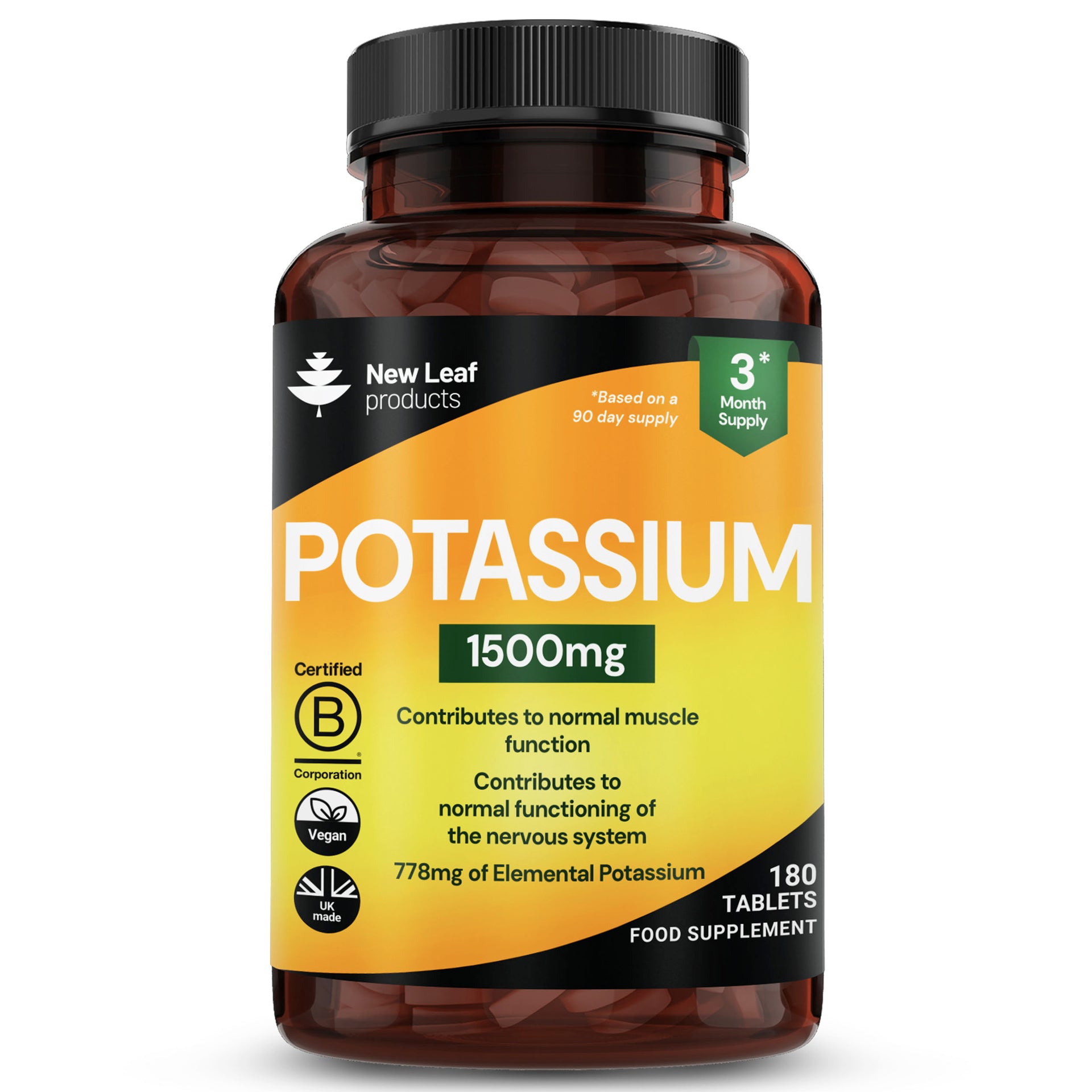 Potassium 180 Tablets