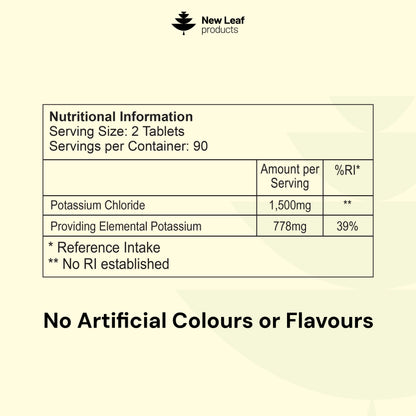 Potassium Tablets 180 fill
