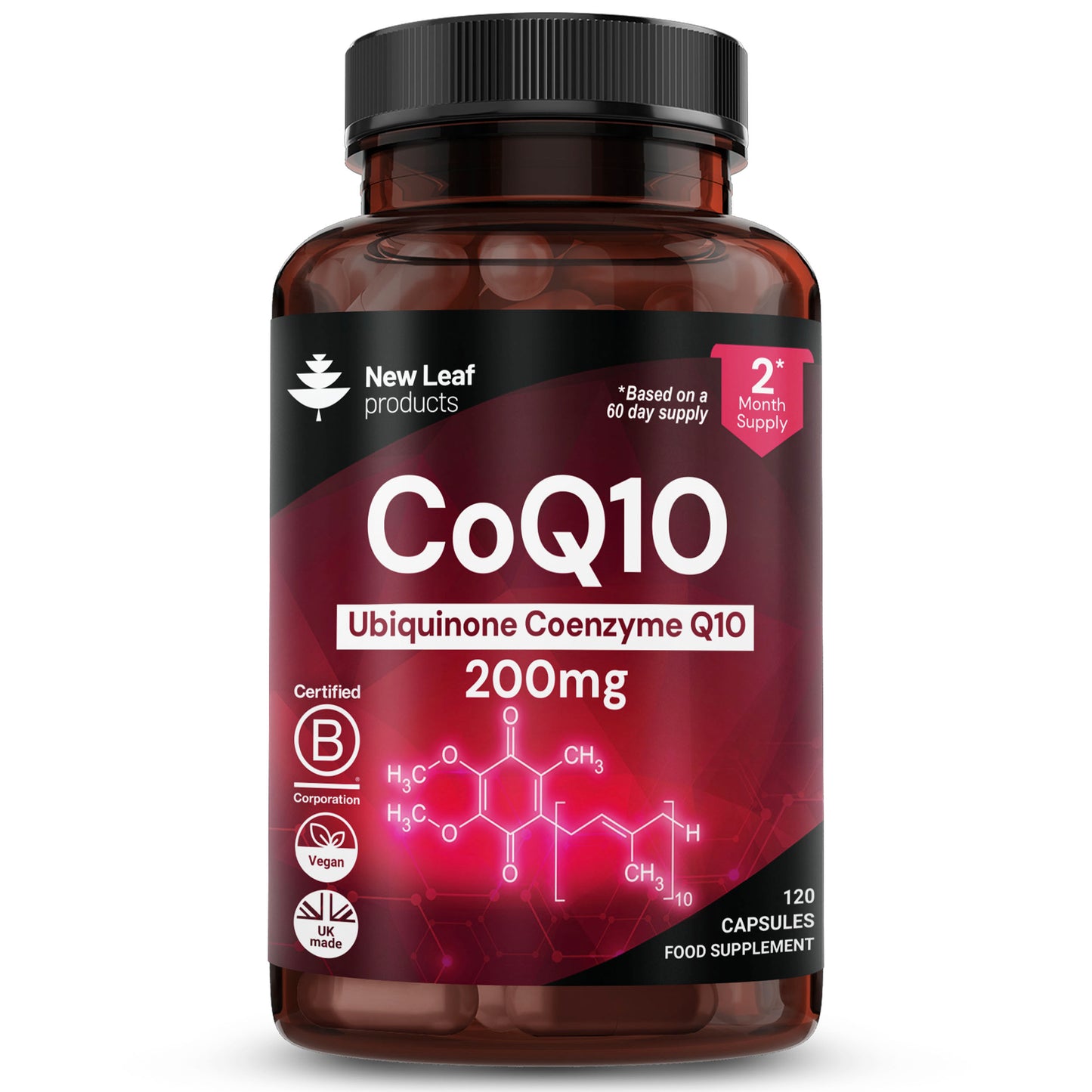CoQ10 Ubiquinone Coenzyme Q10 Capsules