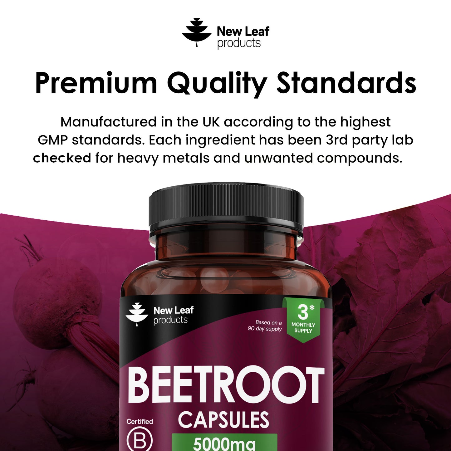 Beetroot Capsules With Black Pepper