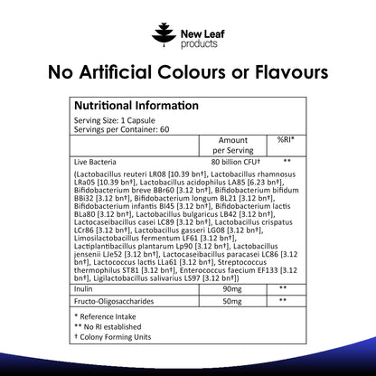 Bio Cultures - Probiotic 80B & 20 Strains Capsules