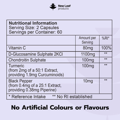 Glucosamine & Chondroitin | 120 Capsules
