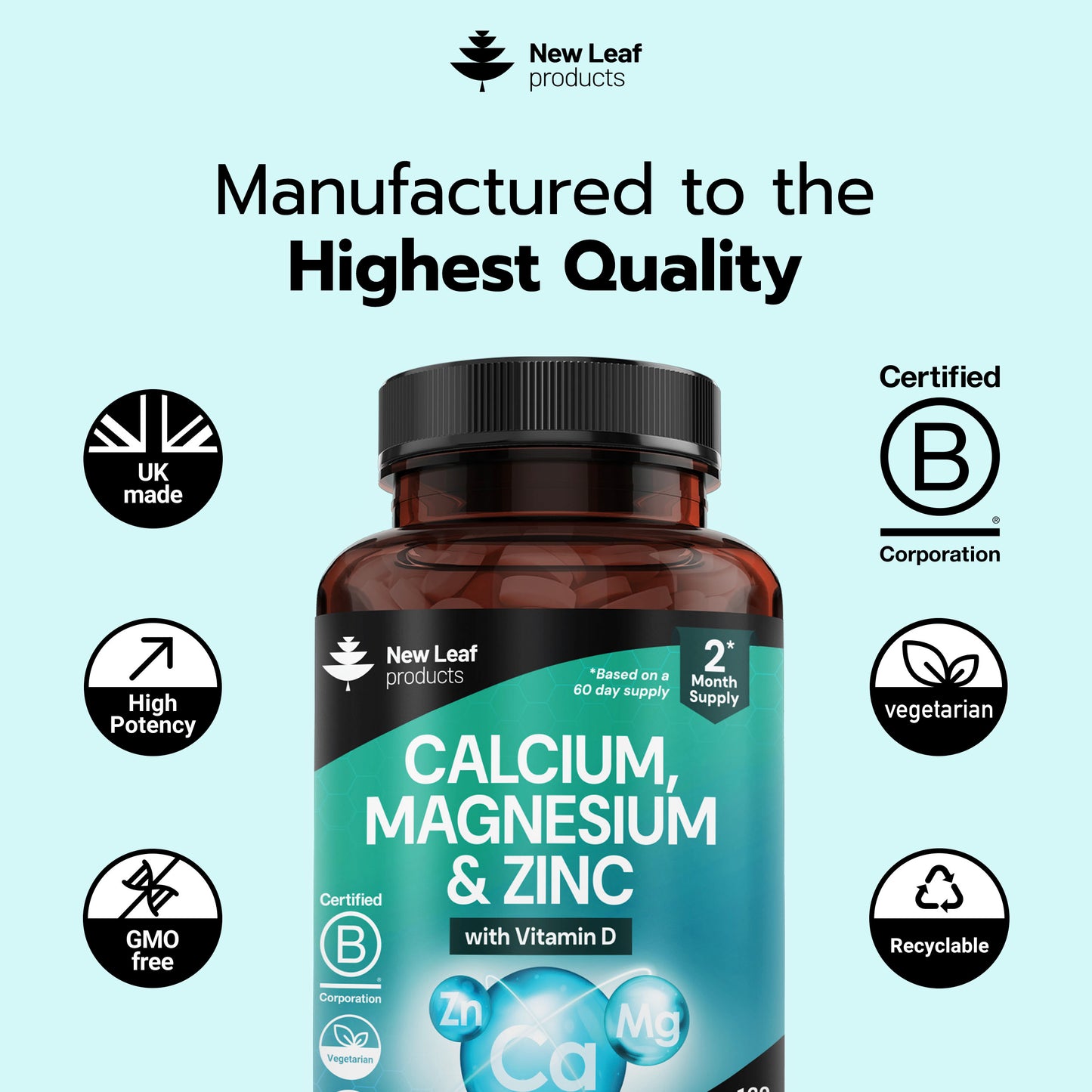 Calcium Complex with Magnesium, Zinc ,Vitamin D Tablets