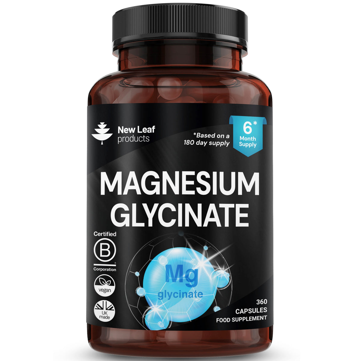 Magnesium Glycinate 360 Capsules