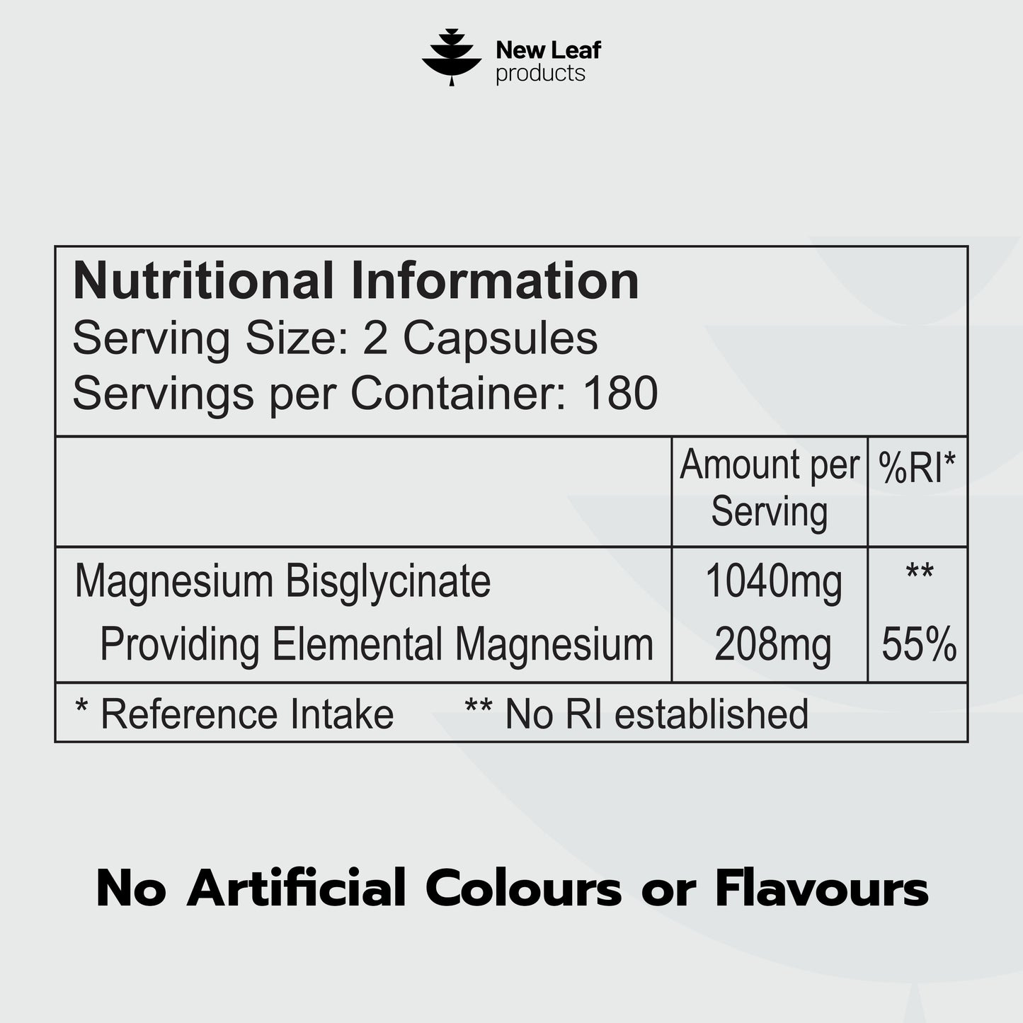 Magnesium Glycinate | 360 Capsules