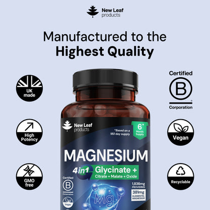 Magnesium 4in1 Complex | 360 Capsules