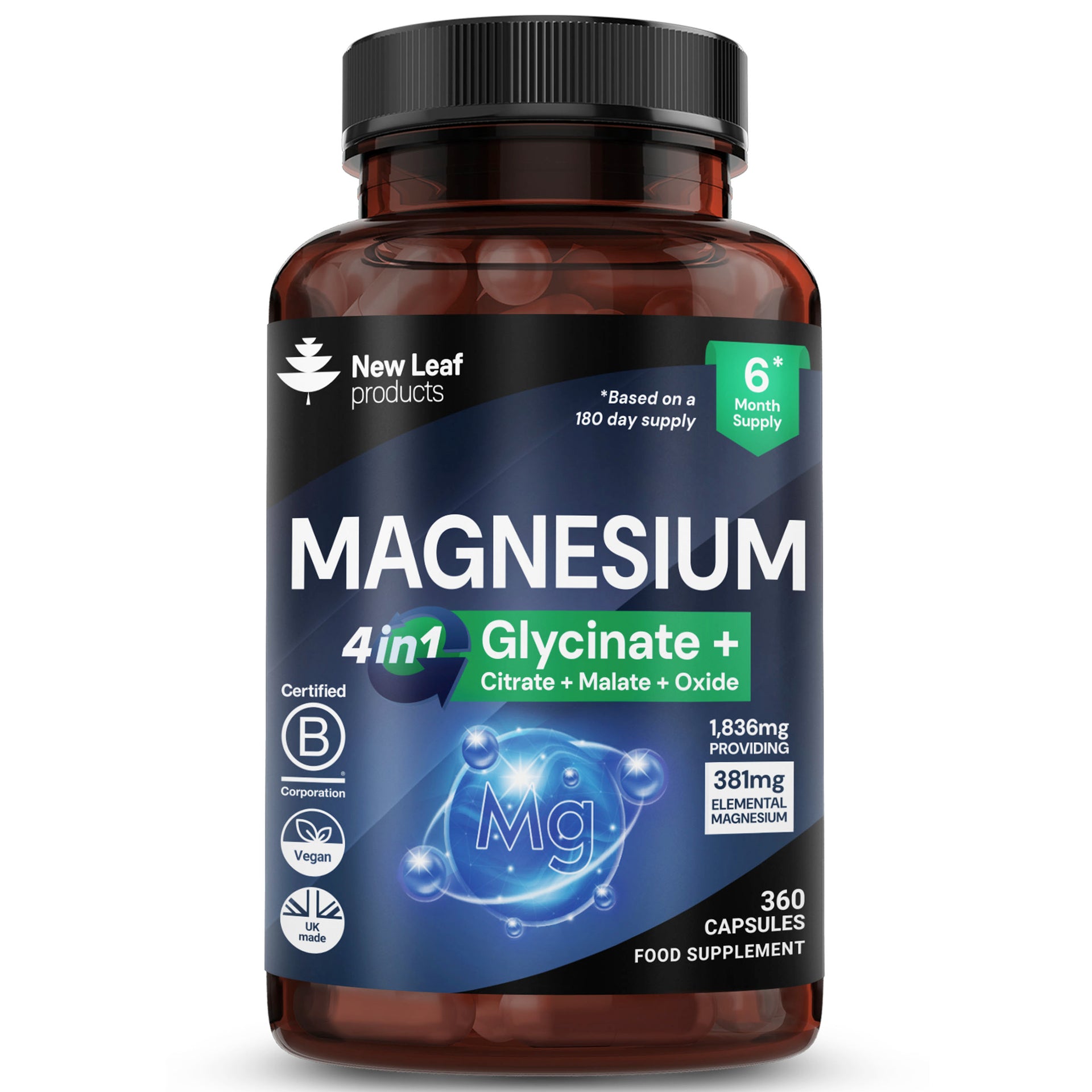 Magnesium 4in1 Complex 360 Capsules