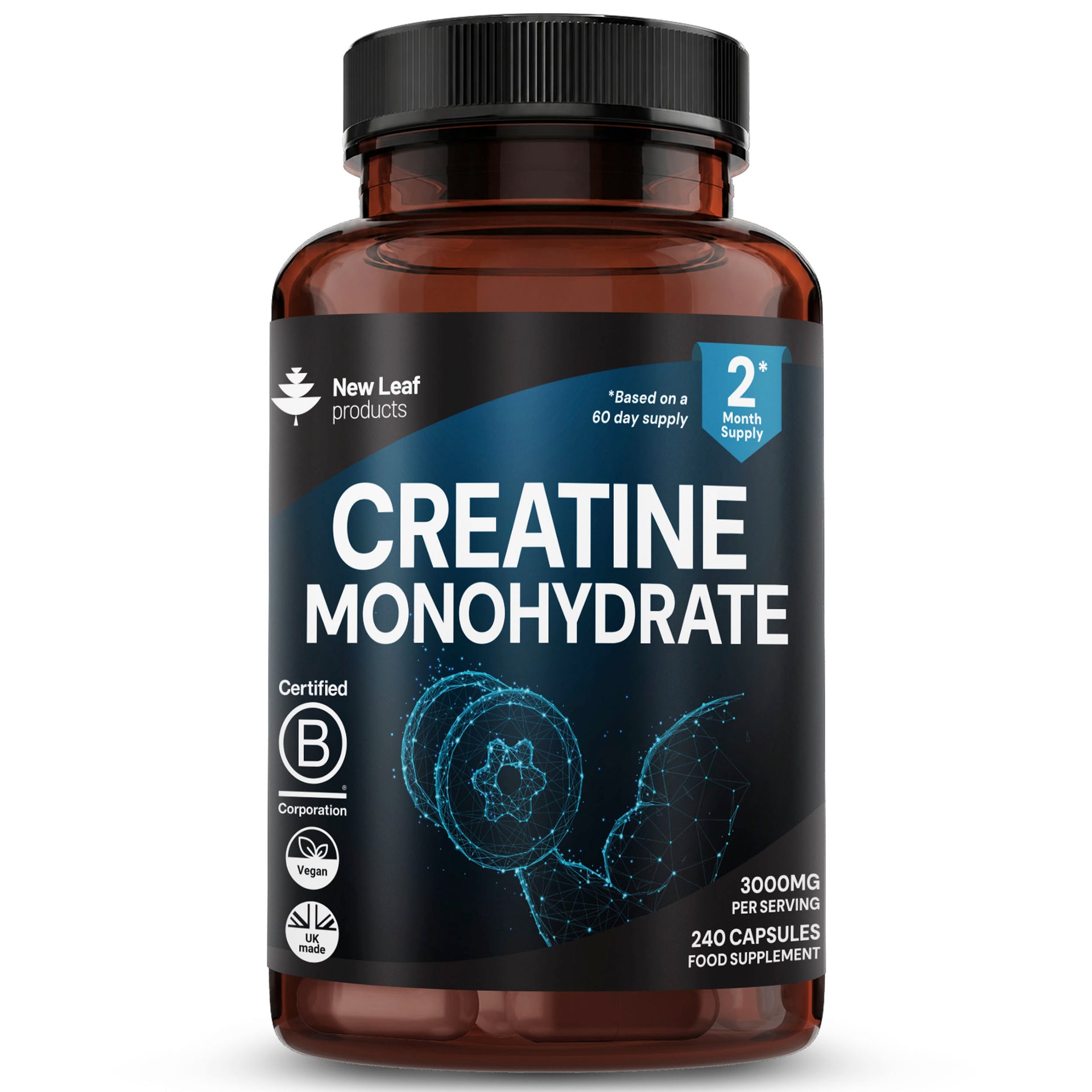 Creatine Monohydrate 240 Capsules