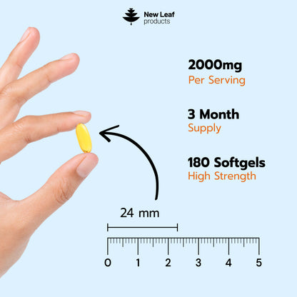 Omega 3 Fish Oil + Vitamin E Softgel Capsules