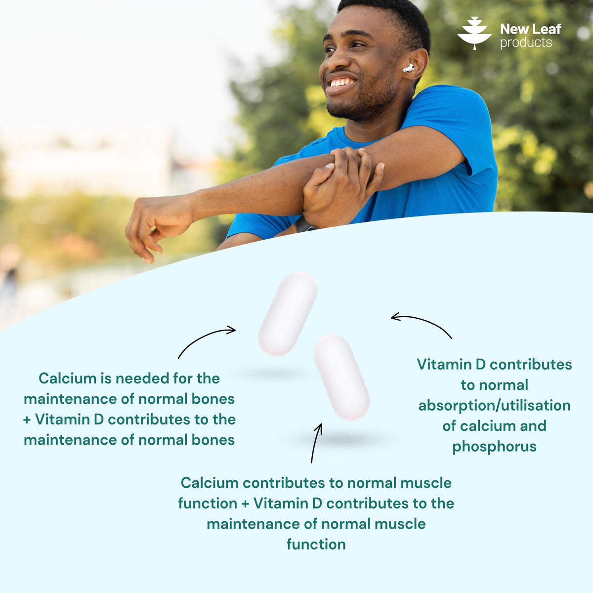Calcium + Vitamin D | 240 Tablets