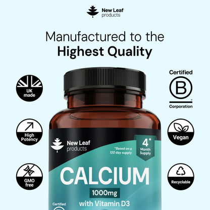 Calcium + Vitamin D | 240 Tablets