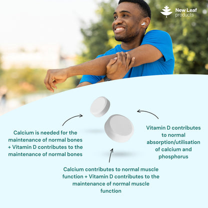 Calcium + Vitamin D | 120 Tablets