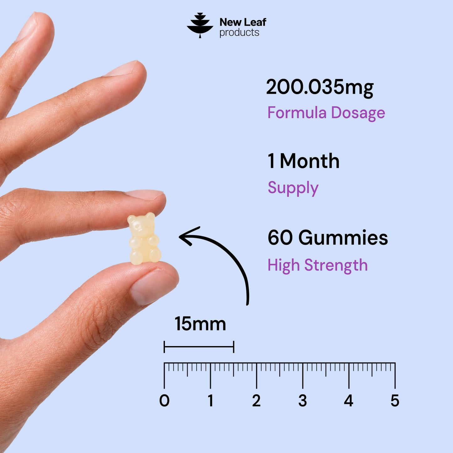 Calcium + Vitamin D3 & K2 | 60 Gummies