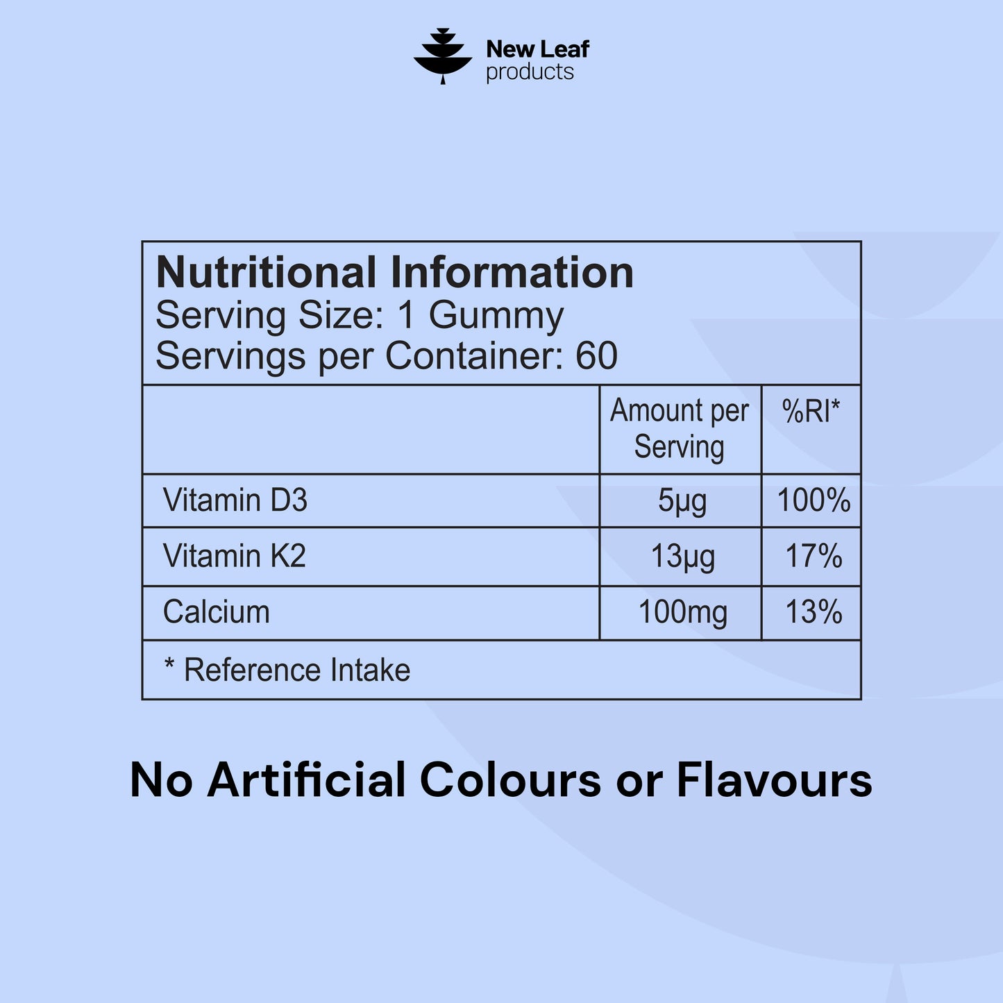 Kids Calcium + Vitamin D3 & K2 | 60 Gummies