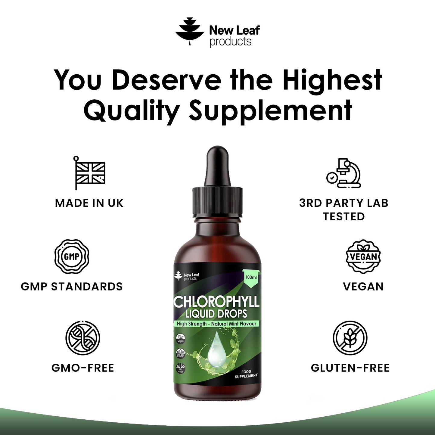 Chlorophyll Liquid Drops