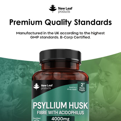 Psyllium Husk Fibre with Acidophilus Capsules