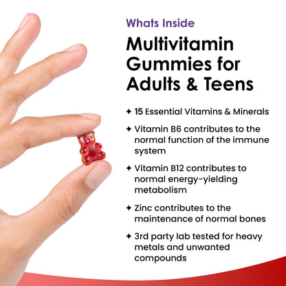 Multivitamins & Minerals for Adults & Teens Essentials Gummies 60 Fill
