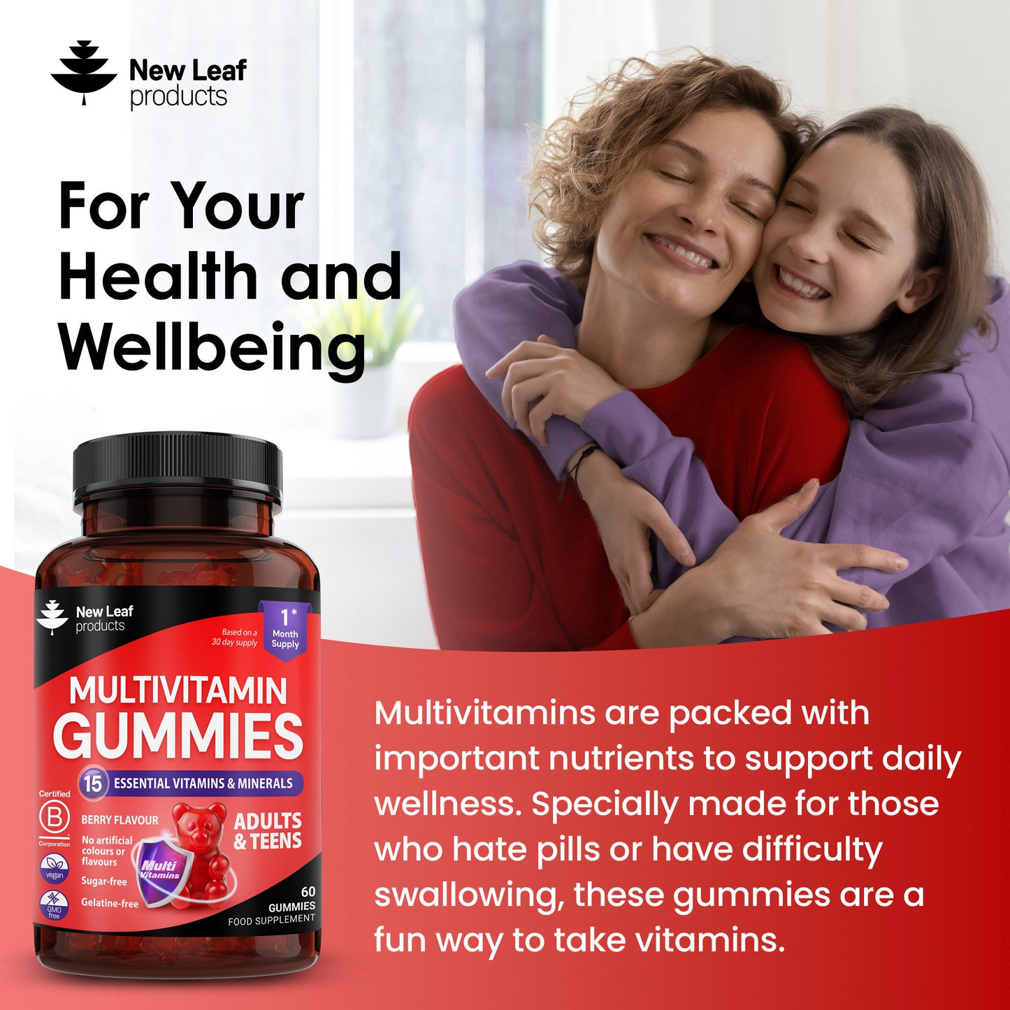 Multivitamins & Minerals for Adults & Teens Essentials Gummies 60 Fill