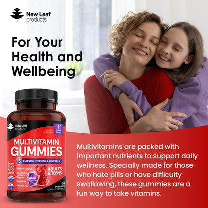 Multivitamins & Minerals for Adults & Teens Essentials Gummies 60 Fill