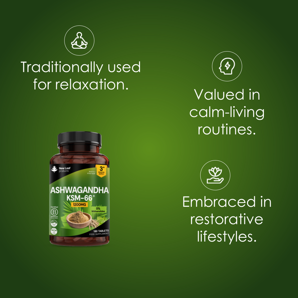 Ashwagandha KSM 66 Tablets 365 Fill