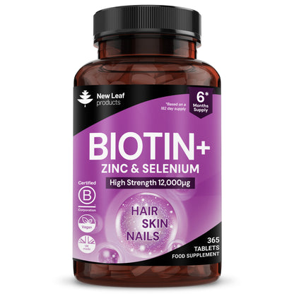 Biotin+ Vitamin B7 Tablets 365 Fill