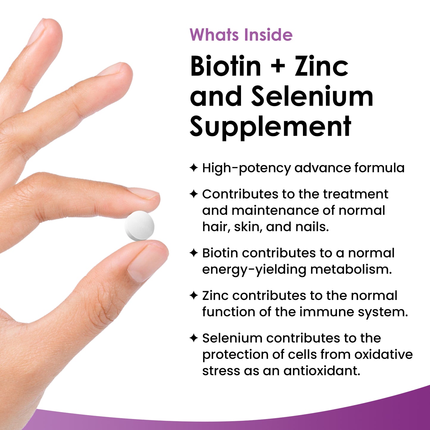 Biotin+ Vitamin B7 Tablets 365 Fill