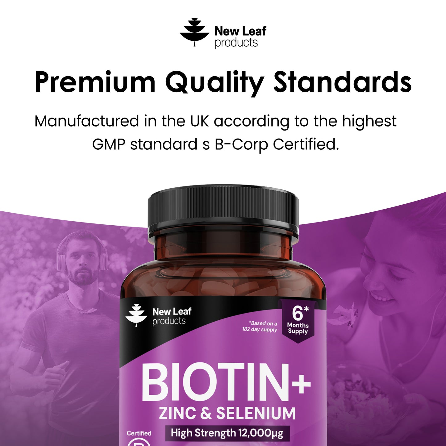 Biotin+ Vitamin B7 Tablets 365 Fill