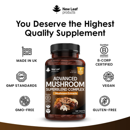 Mushroom Superblend Complex Tablets
