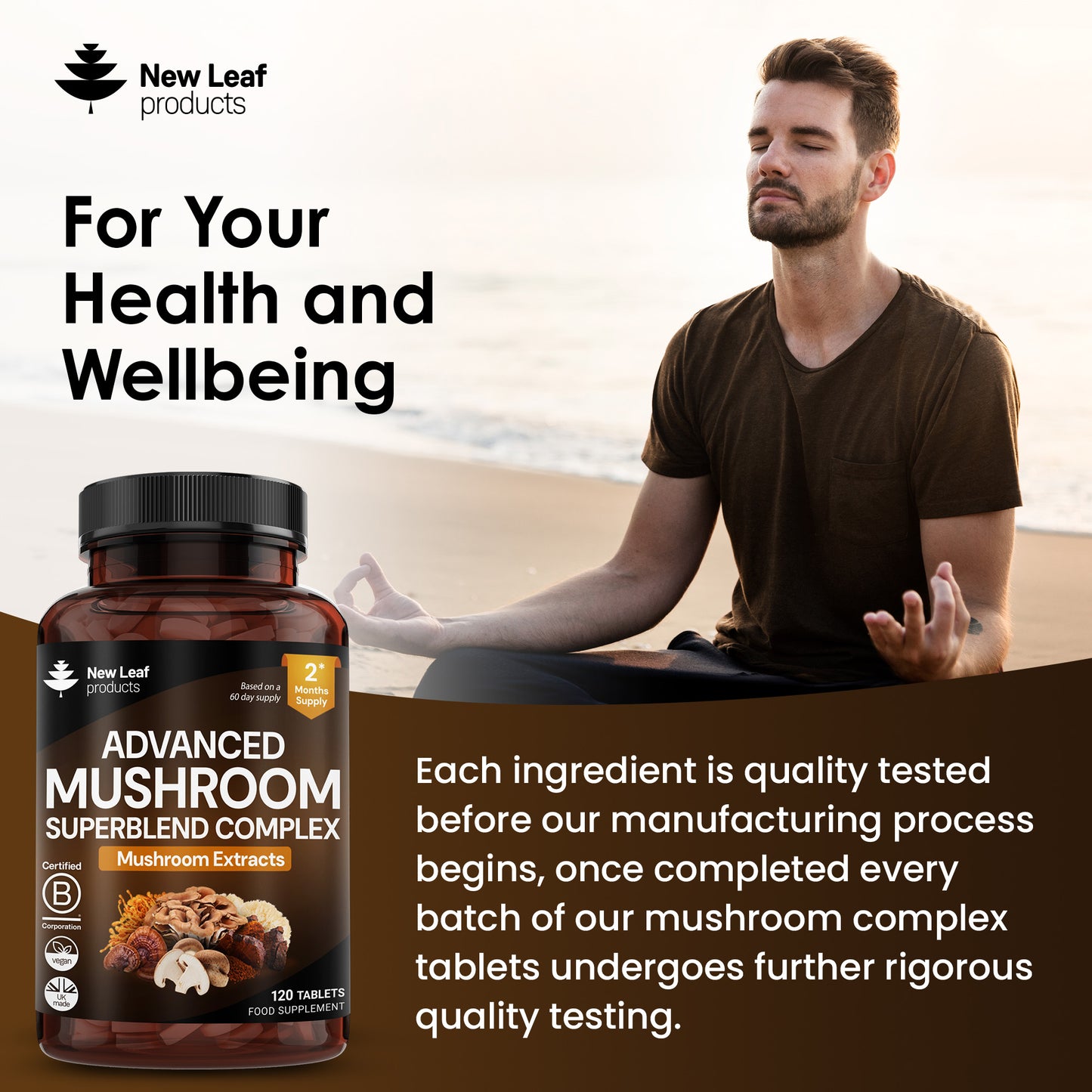 Mushroom Superblend Complex Tablets