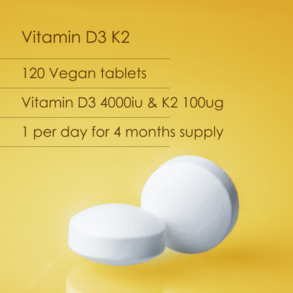 Vitamin D3 and K2 Tablets