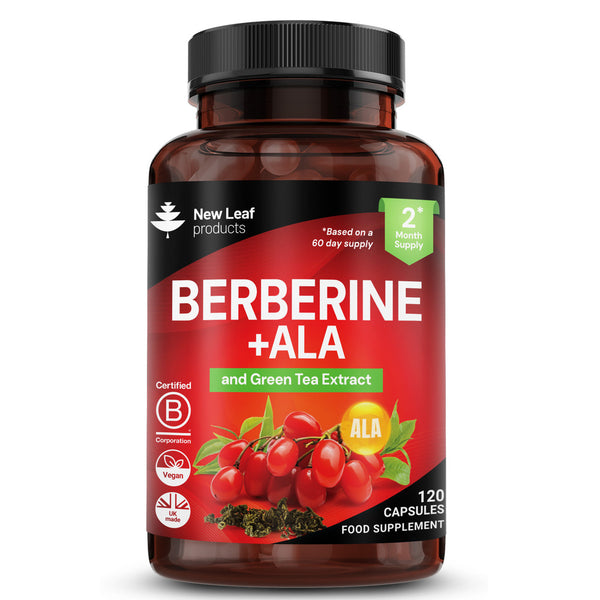 Berberine + ALA | 120 Capsules – New Leaf Products