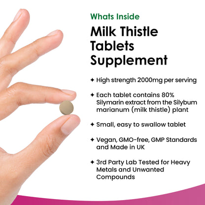 Milk Thistle Tablets 120 Fill