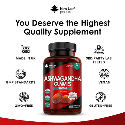 Ashwagandha | 180 Gummies