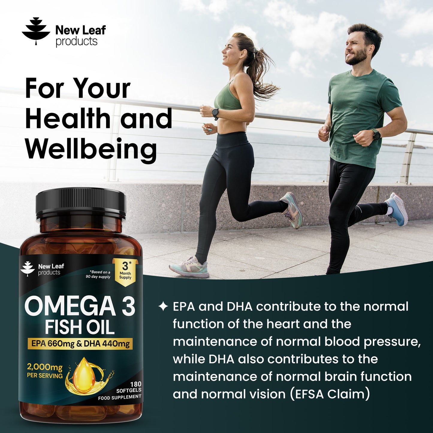 Omega-3 Fish Oil Softgel Capsules