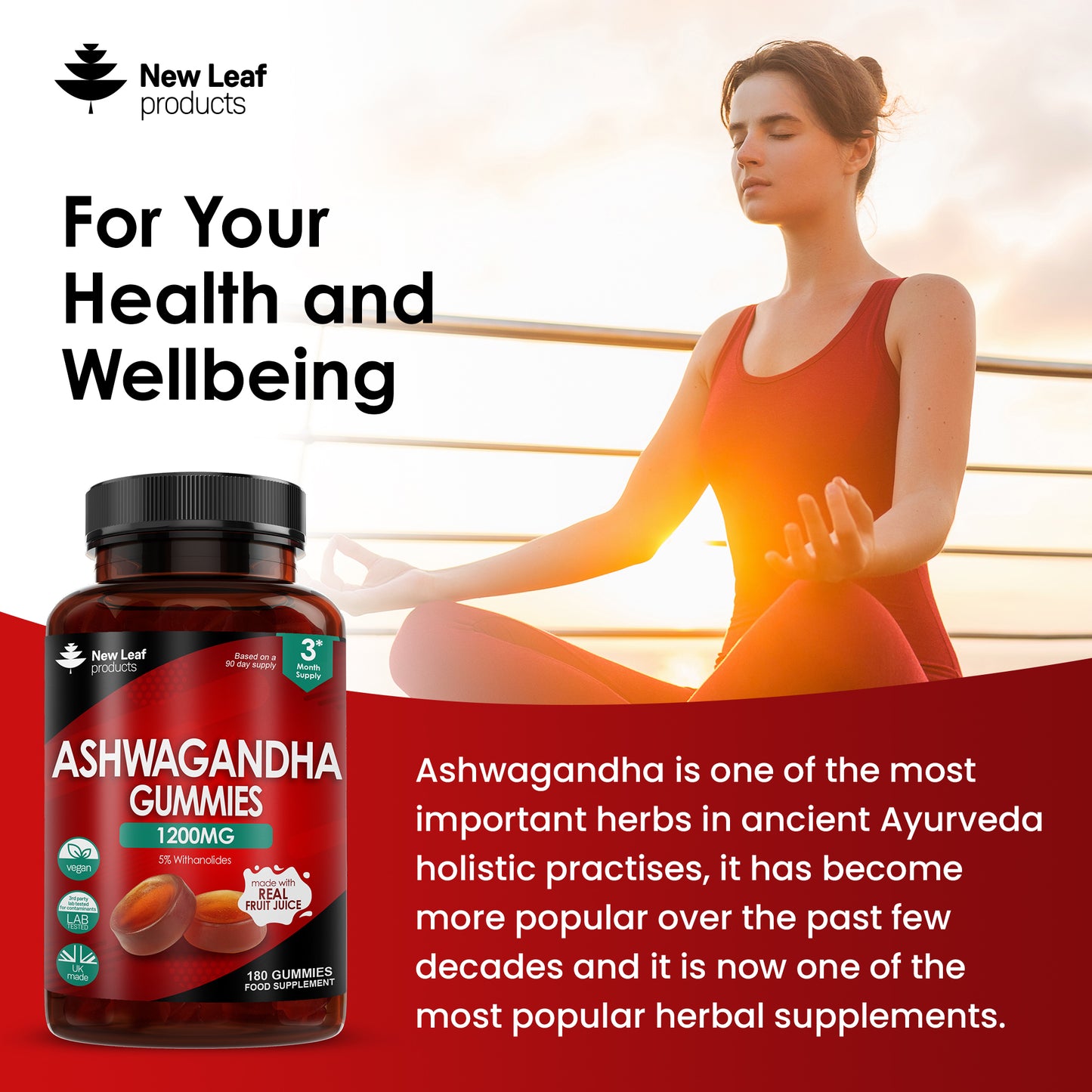 Ashwagandha | 180 Gummies