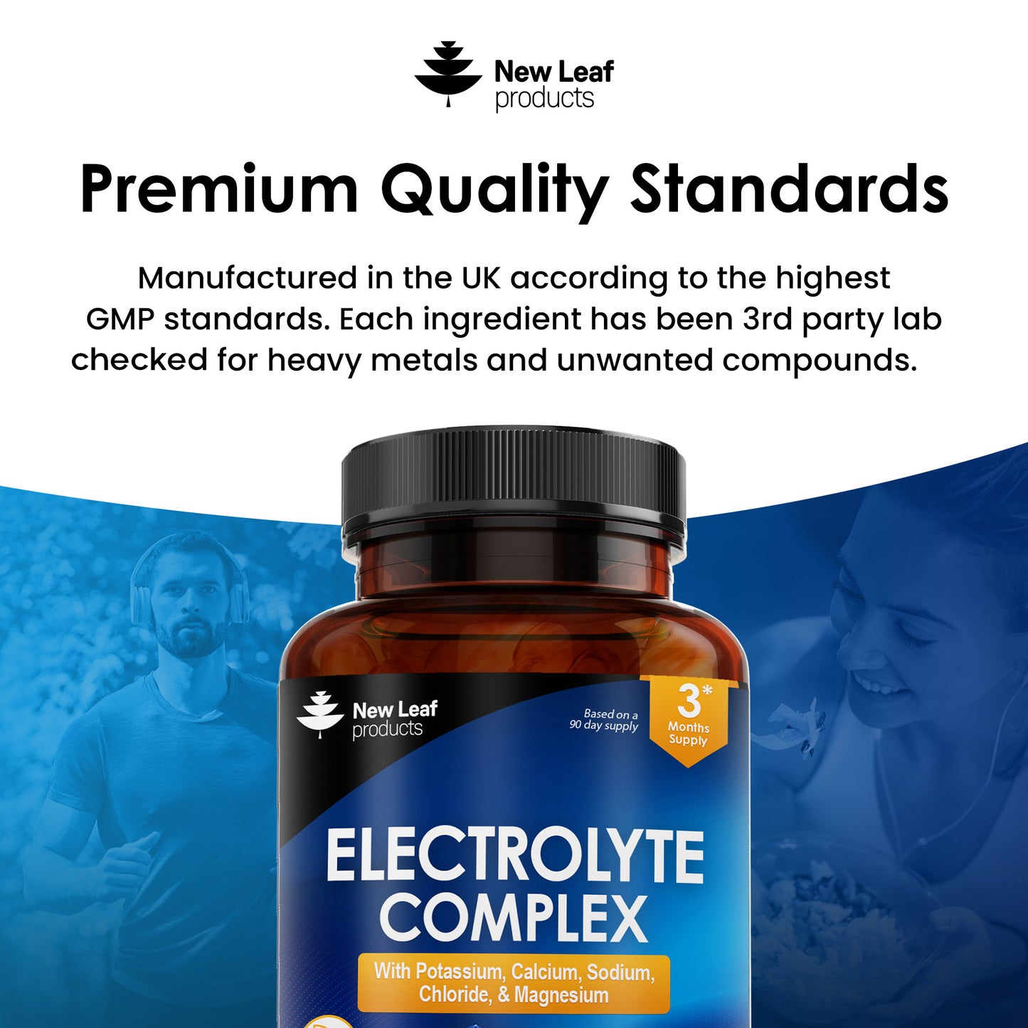 Electrolytes Complex - 180 High Strength Electrolyte Tablets - Enriched with Essential Minerals