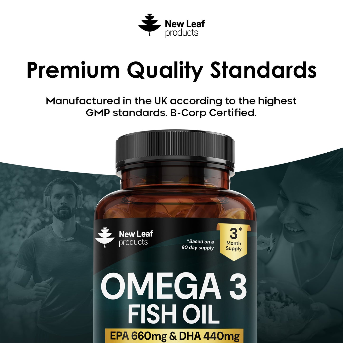 Omega-3 Fish Oil Softgel Capsules