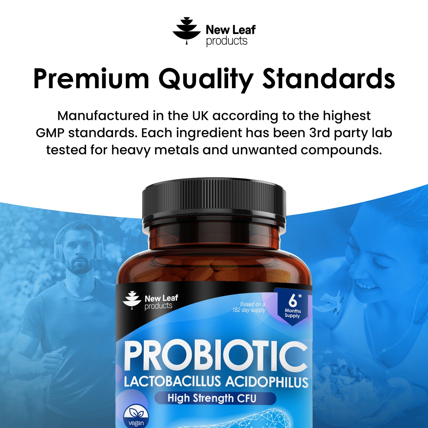 Probiotic Lactobacillus Acidophilus | 365 Tablets