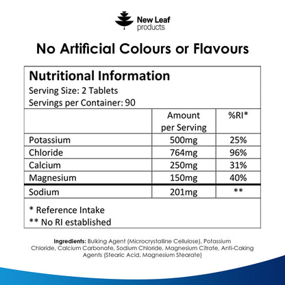 Electrolyte Complex with Potassium, Calcium, Sodium, Chloride, Magnesium Tablets