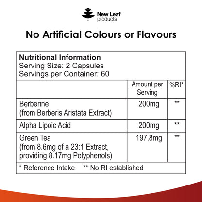 Berberine + ALA Capsules - UK Made