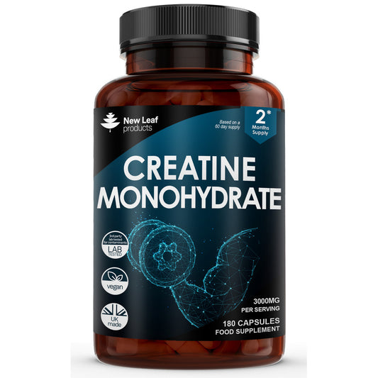 Creatine Monohydrate High Strength Supplement Capsules