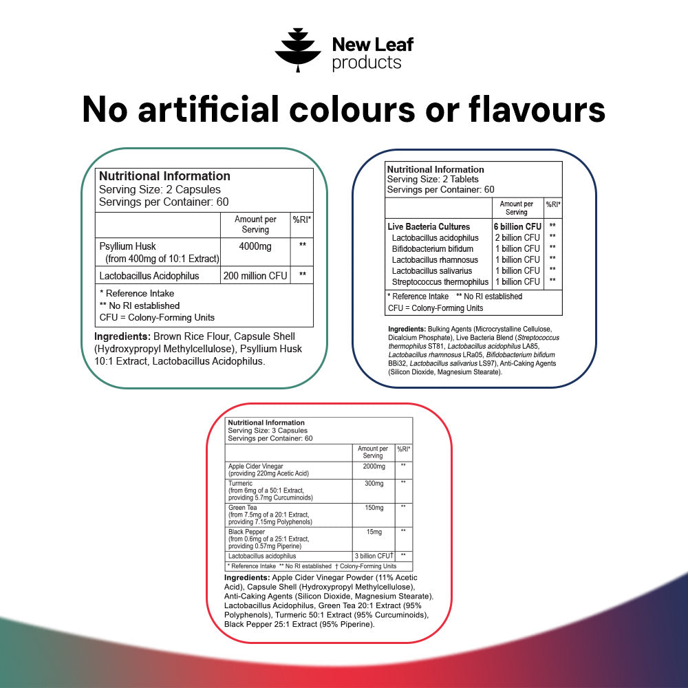 Gut Health Complete bundle nutritional information