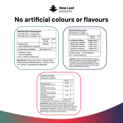 Gut Health Complete bundle nutritional information