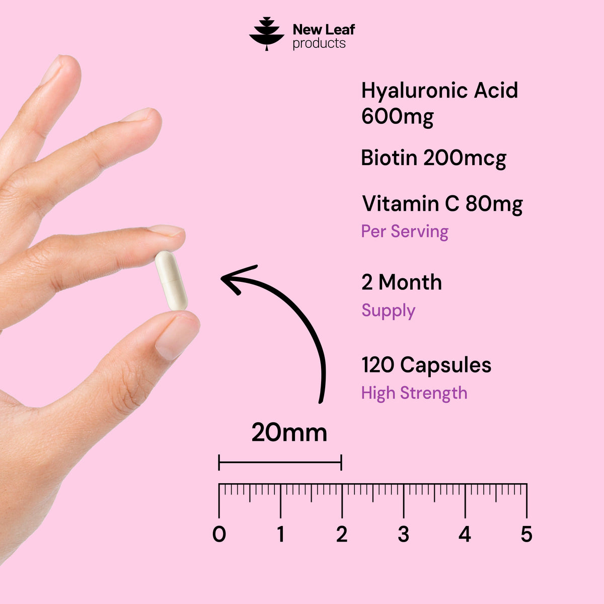 Hyaluronic Acid | 120 Capsules