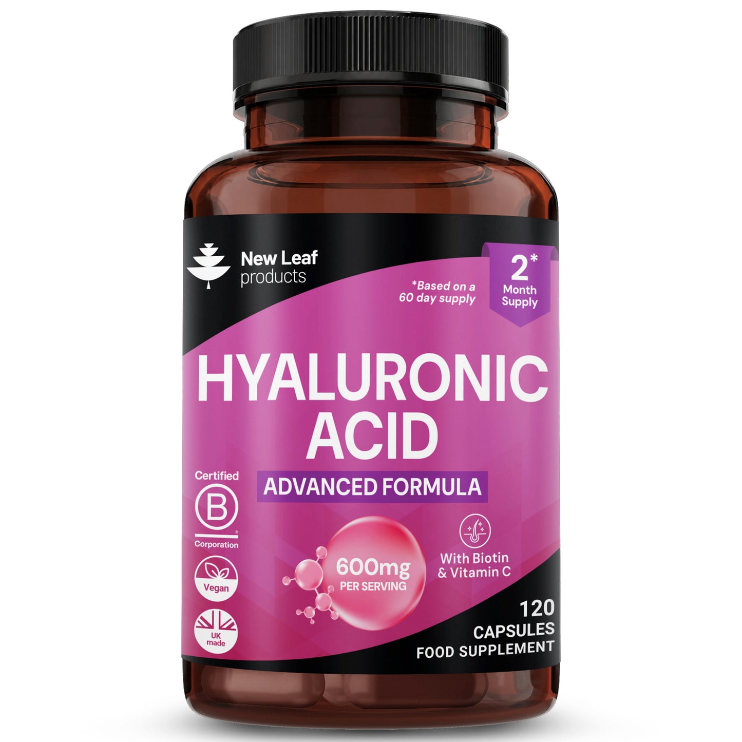 Hyaluronic Acid | 120 Capsules