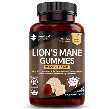 Lion's Mane Gummies + Vitamin C & B5