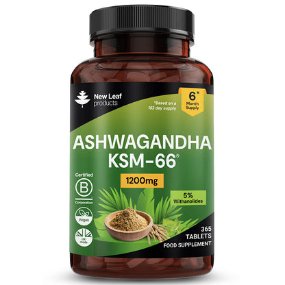 Ashwagandha KSM 66 Tablets 365 Fill